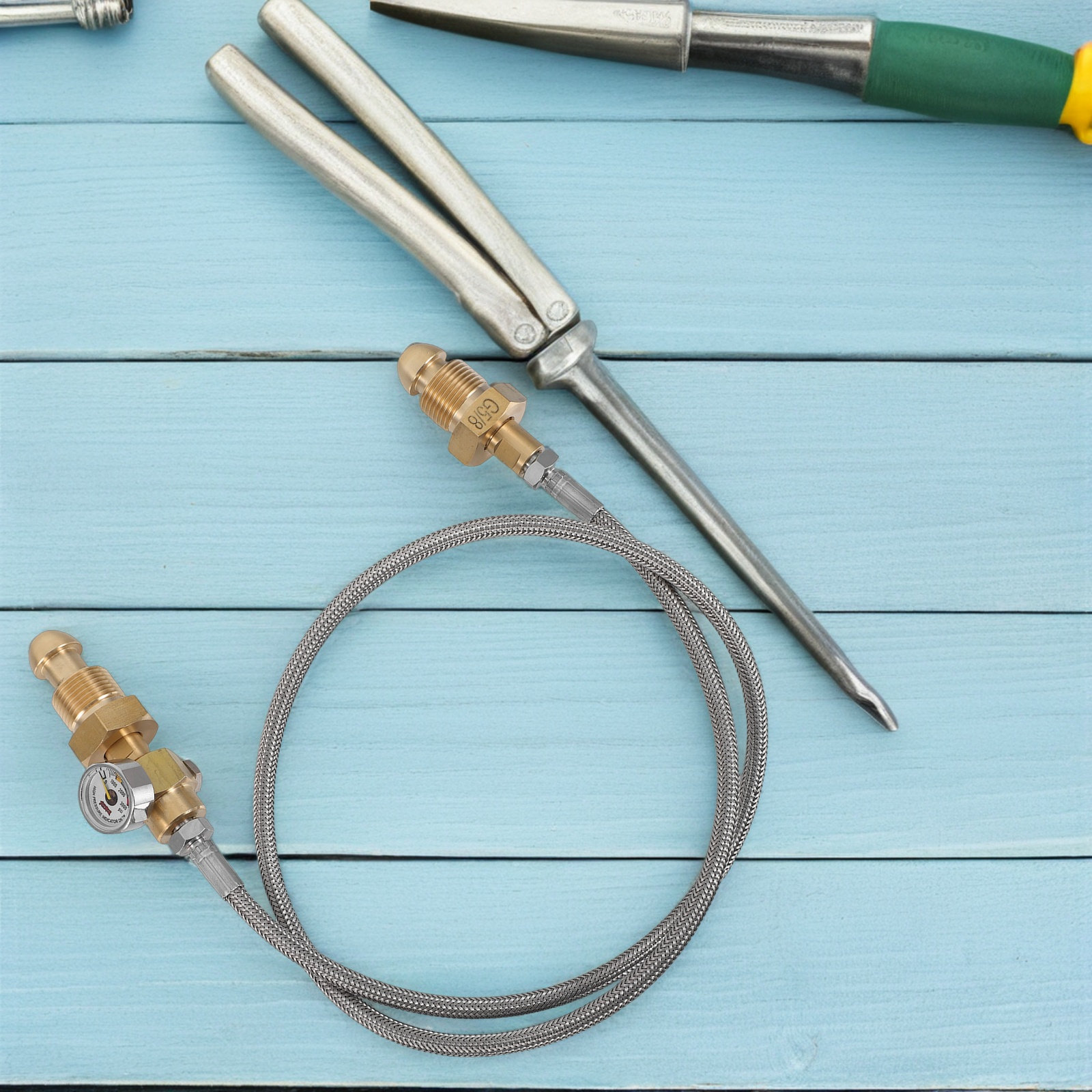 Flexible Hose Braided - Wedding Hose: Flexible Argon Transfer Hose