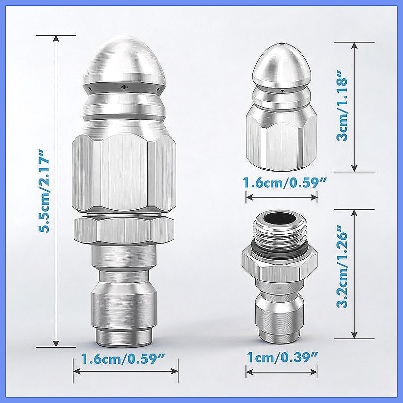 1Pc Water Jet High Pressure Sp - Drain Pipe Clip recension och pris